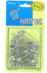 72 Packs of Jumbo safety pins