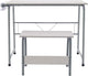 SD Studio Designs Project Center, 55128 Craft Table Play Desk with Bench, Gray