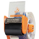 Duck Bladesafe 1078566 Bladesafe Antimicrobial Tape Gun w/Tape, 3" Core, Metal/Plastic, Orange