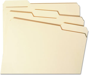 Smead 10405 Heavyweight File Folders, 1/3 Tab, 1 1/2 Inch Expansion Letter, Manila (Box of 50)