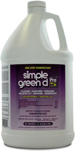 Simple Green d Pro 5 Disinfectant, 1 gal Bottle (Case of 4)