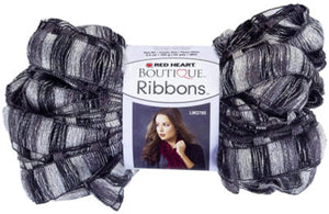 Metallic Grey & Black City Ribbons Yarn - Pack of 72
