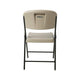 Lifetime Folding Chairs, Standard, 4 Pack, Putty