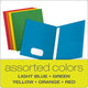 Oxford Two-Pocket Folders w/Fasteners, Assorted Colors ,Letter Size, 25 per box (57713)