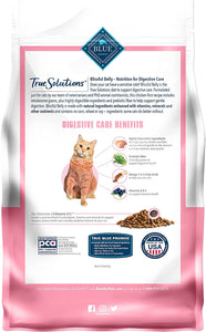 Blue Buffalo True Solutions Blissful Belly Natural Digestive Care Adult Dry Cat Food and Wet Cat Food, Chicken