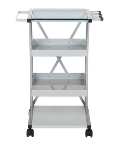 SD STUDIO DESIGNS Modern Triflex Mobile Storage Taboret for Arts and Crafts