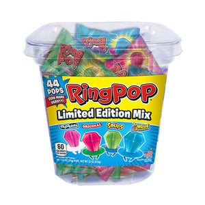 Ring Pop Candy Jar, Assorted Flavors (44 ct.) - Flavor of your choice