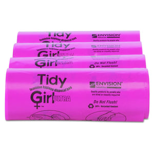 Tidy Girl TGUF Tidy Girl Feminine Hygiene Sanitary Disposal Bags, 150 per Roll (Case of 4 Rolls)