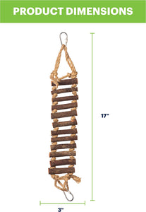 Naturals Rope Ladder Bird Toy, 100-Percent Natural