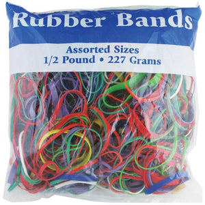 Rubber Bands Assortment - Set of 24