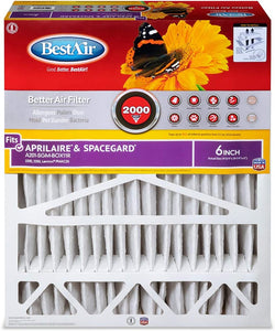 BestAir Air Cleaning Furnace Filter with Cardboard Frame