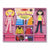 Melissa & Doug Abby & Emma - Magnetic Dress Up Wooden Doll & Stand & 1 Scratch Art Mini-Pad Bundle (04940)