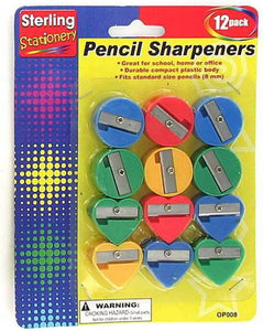 Fun Shape Pencil Sharpeners - Case of 72