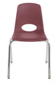 18" Stack Chair, Burgundy (5-pack)