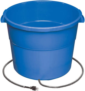 Allied Precision Industries Heated Flat Back Bucket for Horses and Large Dogs