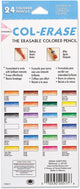 Prismacolor 20517 Col-Erase Colored Woodcase Pencils, 24 Assorted Colors/Set
