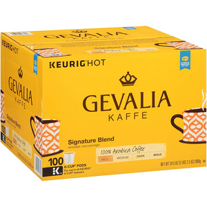 Gevalia Signature Blend Mild Roast K-Cup Coffee Pods (100 Pods)