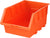 Tactix 320608 Plastic Tray Bin Set, Black/Orange, 1-Piece
