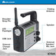 Midland 22-Channel FRS/GMRS Two-Way Emergency Crank Radio