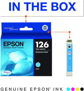 EPSON T126220-S High Capacity Cyan Ink Cartridge