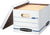 Bankers Box STOR/File Storage Boxes, Standard Set-Up, Lift-Off Lid, Letter/Legal, 4 Pack (0070308)