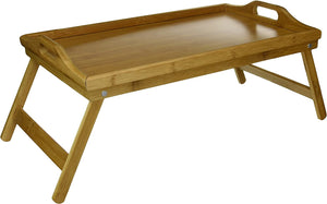 Bamboo Bed Tray with Folding Legs, Regular