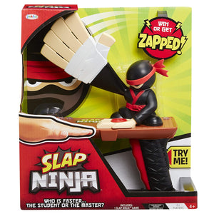 Slap Ninja Game - Electronic Game, Skill and Action Game, Fun Zapping Hand Slap Game, Lightning Fast Reaction, Who is Faster… You Or The Ninja Master, Joking Party Game, Fast Paced