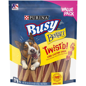 Purina Busy with Beggin' Twist'd! Small/Medium Dog Treats(14 ct.)