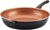 Farberware Glide Deep Nonstick Frying Pan / Fry Pan / Skillet with Helper Handle - 12.5 Inch, Black