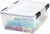 IRIS USA, Inc. USB-S WEATHERTIGHT Storage Box, 6 Pack, 30.6 Quart, Clear