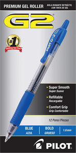 PILOT G2 Premium Refillable & Retractable Rolling Ball Gel Pens