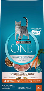 Purina ONE Tender Selects Blend Adult Dry Cat Food