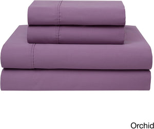 Elite Home Products Inc Wrinkle Free 420 Thread Count Cotton Sheet Set