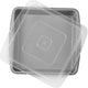 WILTON INDUSTRIES Wilton Recipe Right Non-Stick Square Brownie Baking Pan with Lid, for Transporting Your Dessert from Home to Party, x 9-Inch, 9" x 9", WHITE