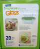 Snapware 20 piece Tempered Glasslock Storage Containers with Snaplock Lid , Microwave & Oven Safe