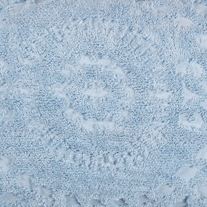Better Trends Rio Collection in Floral Design 100% Cotton Tufted Chenille