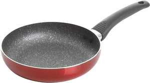 Oster Merrion Metallic Red Aluminum Pan With Black Speckle Non-stick Interior and Bakelite Handle