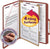 Smead Pressboard Classification File Folder with SafeSHIELD Fasteners, 1 Divider, 2