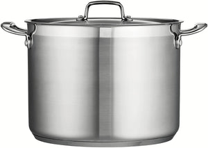 Tramontina 80120/001DS Gourmet Stainless Steel Covered Stock Pot, 16-Quart