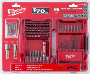 Milwaukee 48-89-1561 Drill and Drive Set 95 Pieces