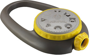Nelson 50210 Pulsating Sprinkler with Rezimar Head and Spiked Base