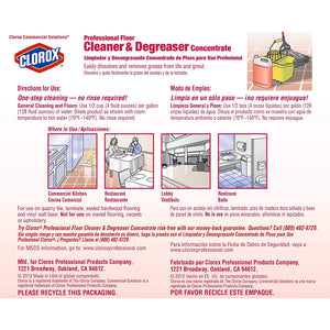 Clorox Commercial Solutions Professional Multi-Purpose Cleaner & Degreaser Concentrate
