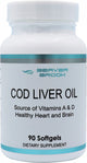 Beaver Brook Cod Liver Oil 1,200mg Immune Health, Healthy Bones & Muscles Dietary Supplement Dietary Supplement - 90 Softgels