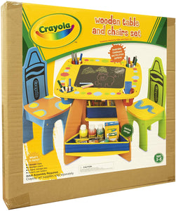 Crayola Wooden Table And Chair Set