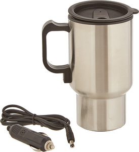 bulk buys Heating Auto Travel Mug, One Size, Black, Silver