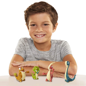 Gigantosaurus Character Figures 4 Pack with Articulated Arms & Tails, Dinosaur Toys Stand Approx. 3-3.5" Tall, Dino Toy Figures for Boys & Girls 3 Years Old & Up