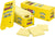 Post-it Super Sticky Notes, 3x3 in, 24 Pads, 2x the Sticking Power, Canary Yellow, Recyclable (654-24SSCP)