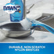 Dawn No- Drip Fillable Dish Brush, Clear