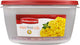 Rubbermaid 2.5 Cup Easy Find Lids Food Storage Container, Red