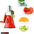 NUTRISLICER 3-in1 Spinning/Rotating Mandoline and Countertop Food Slicer, Chopper, and Grater As Seen On TV